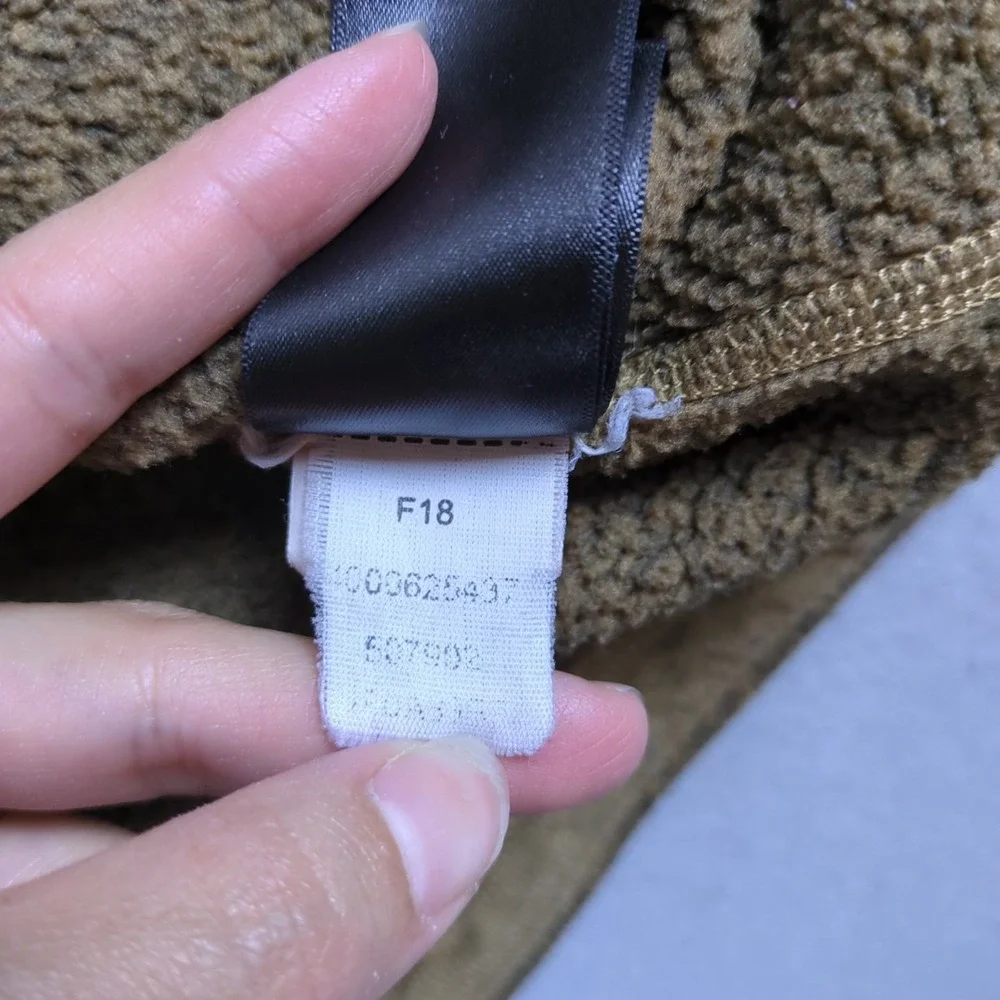 The North Face Gordon Lyons 1/4 Zip Jacket Mens Small Brown Pullover Sweater